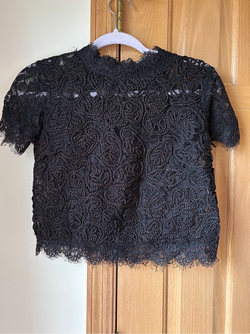 🤍Zara🤍 Black Lace top , size S